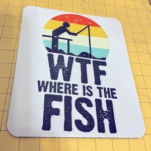 Hand pressed Sublimation Mouse Pad, Brand New!